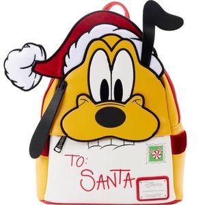 Pluto Santa Letter mini backpack Loungefly